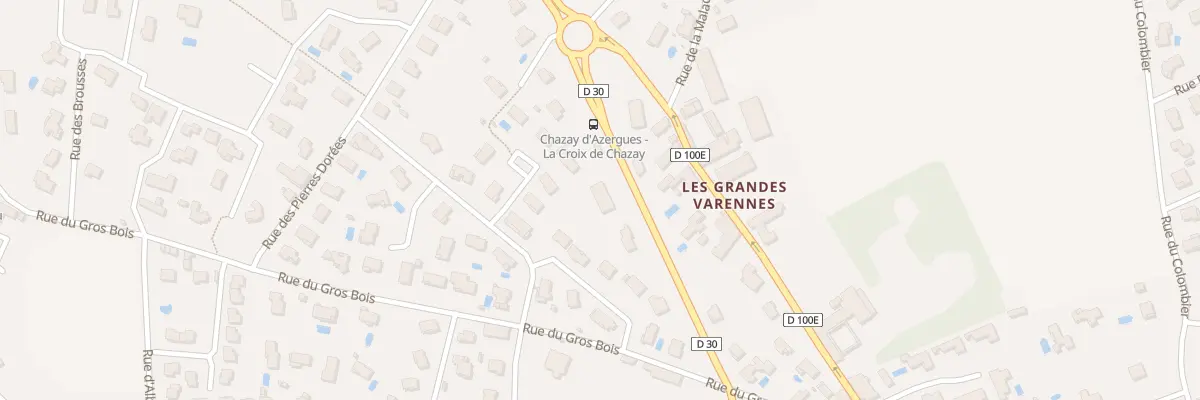 Plan du 27 Rte de Villefranche à Chazay-d’Azergues