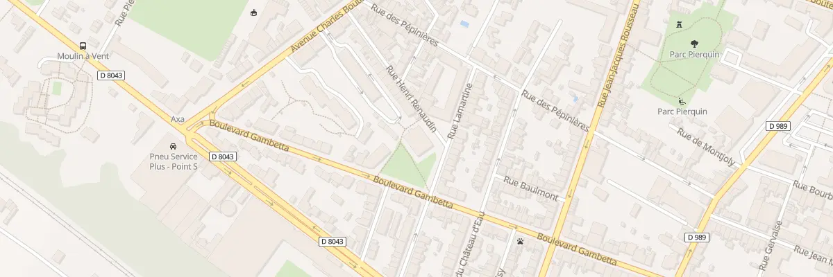 Plan du 1 Rue Henri Renaudin à Charleville-Mézières
