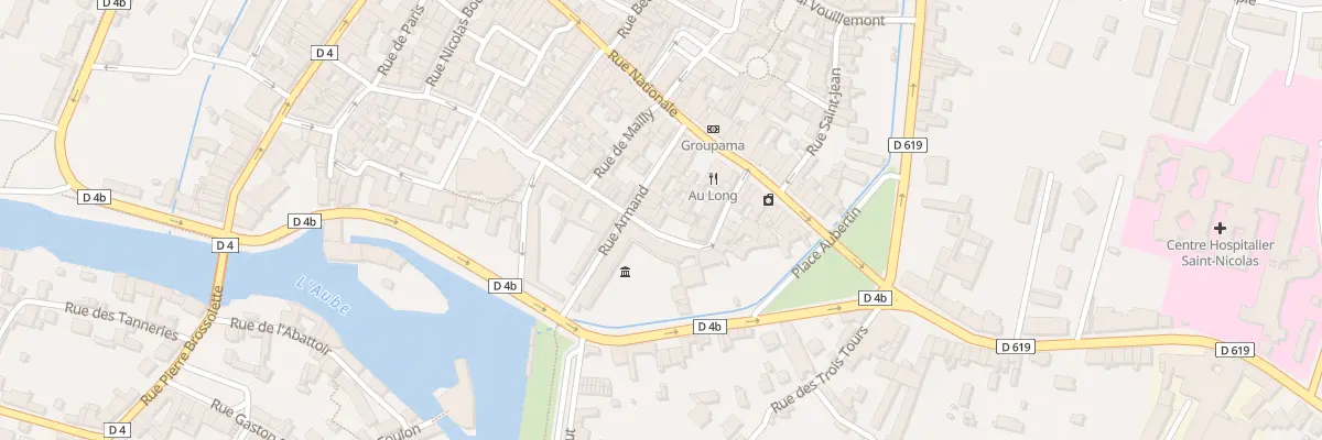 Plan du 14 Rue du Collège à Bar-sur-Aube