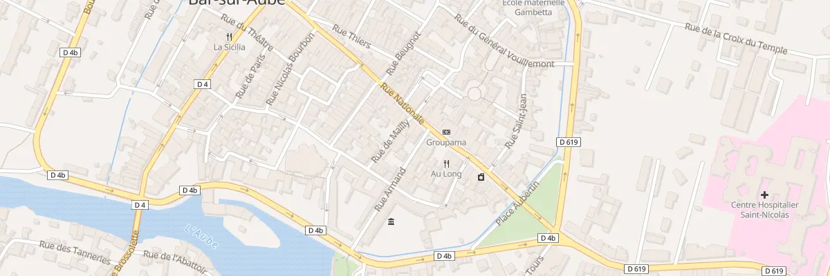 Plan du 4 Rue Armand à Bar-sur-Aube