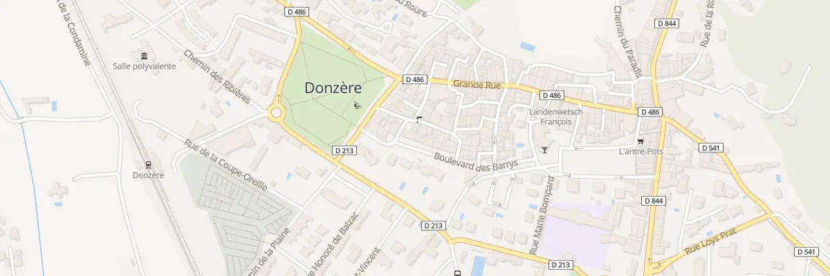 Plan du 23 Bd des Barrys à Donzère