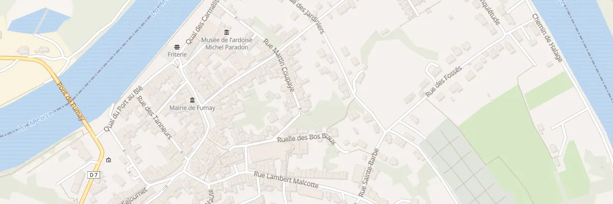 Plan du 39B Rue Martin Coupaye à Fumay