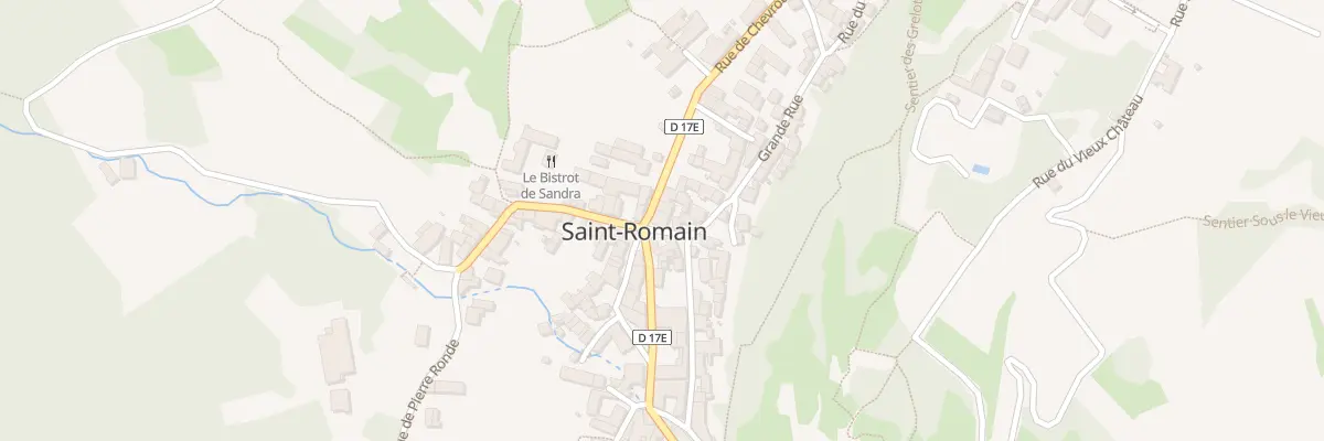 Plan du 5086 Le Village Bas à Saint-Romain