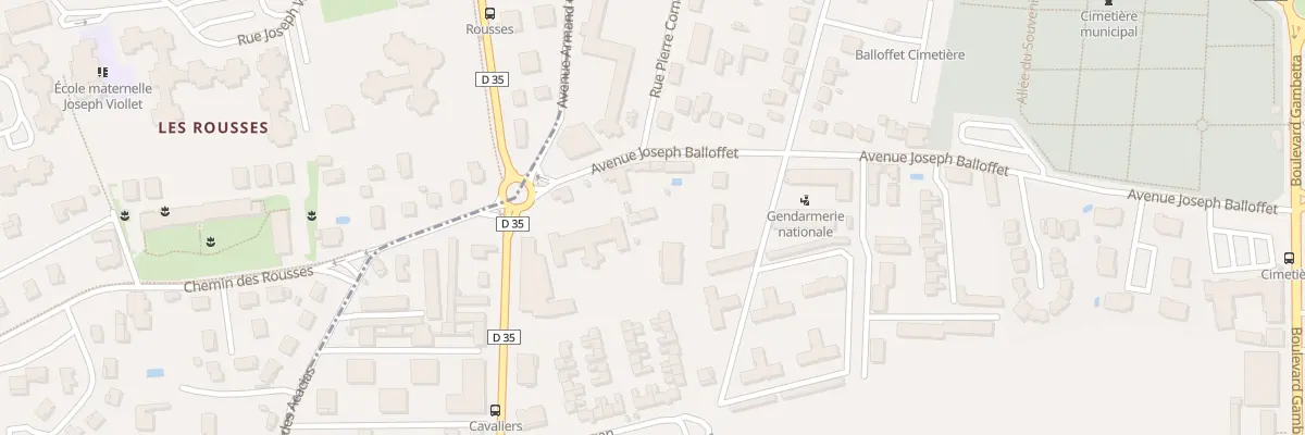 Plan du 537 Av Joseph Balloffet à Villefranche-sur-Saône