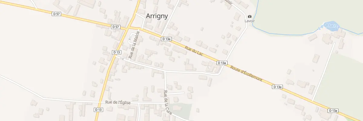 Plan du 14 Rue du Lac à Arrigny