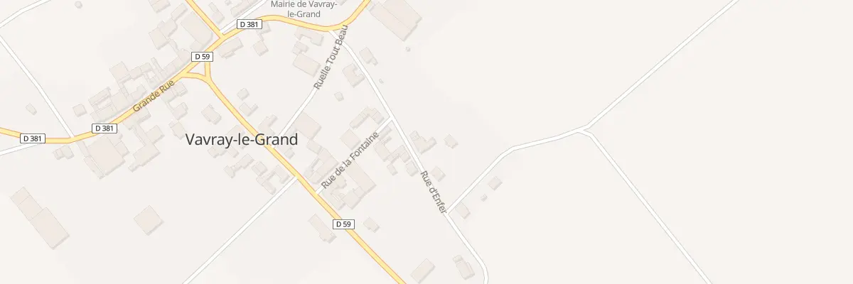Plan du 65 Rue d’Enfer à Vavray-le-Grand