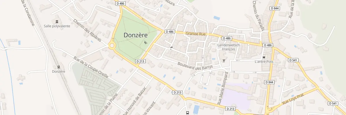 Plan du 21 Bd des Barrys à Donzère