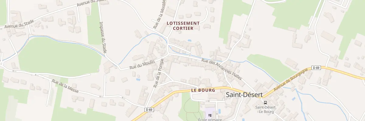Plan du 5171 Rue des Anciennes Halles à Saint-Désert
