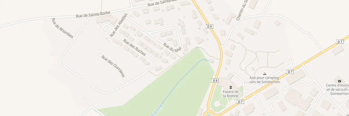 Plan du 16 Rue du Miel à Sombernon