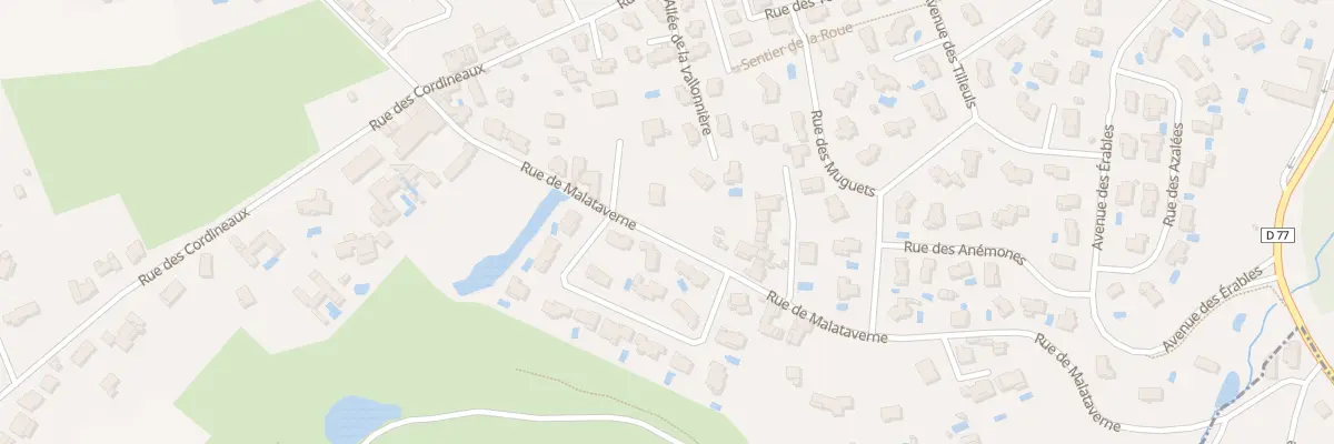 Plan du 623 Rue de Malataverne à Dommartin