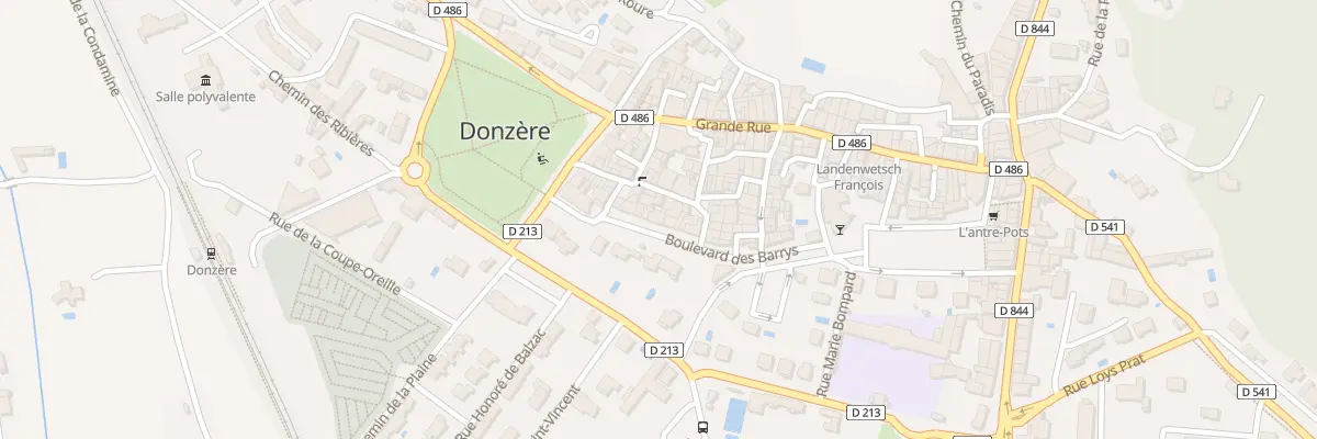 Plan du 19 Bd des Barrys à Donzère