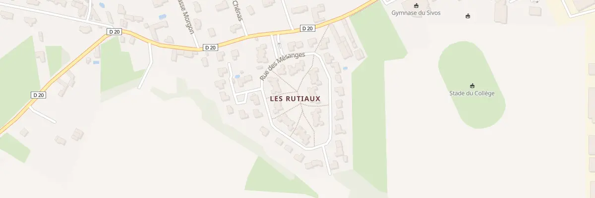 Plan du 23 Rue des Mésanges à Saint-Georges-de-Reneins
