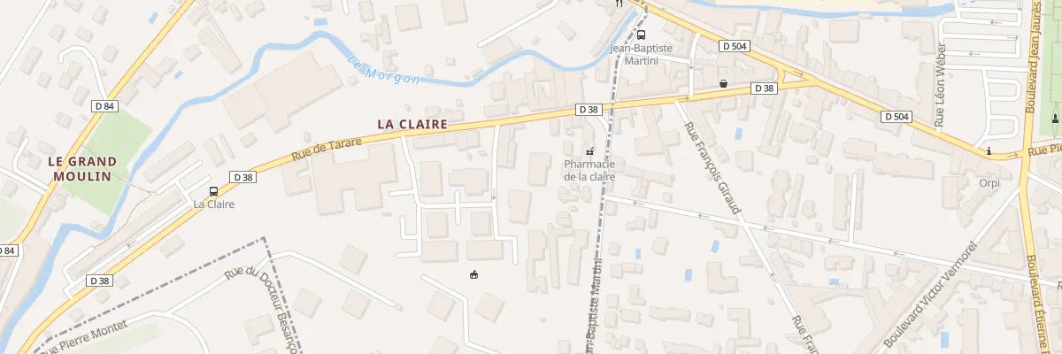 Plan du 249 Rue de Tarare à Gleizé