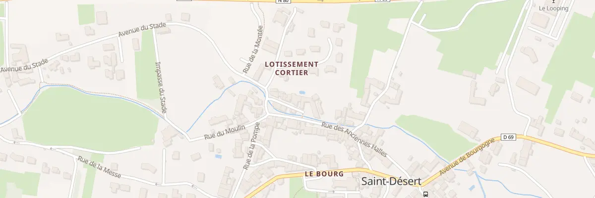 Plan du 7 Imp du Ruisseau à Saint-Désert