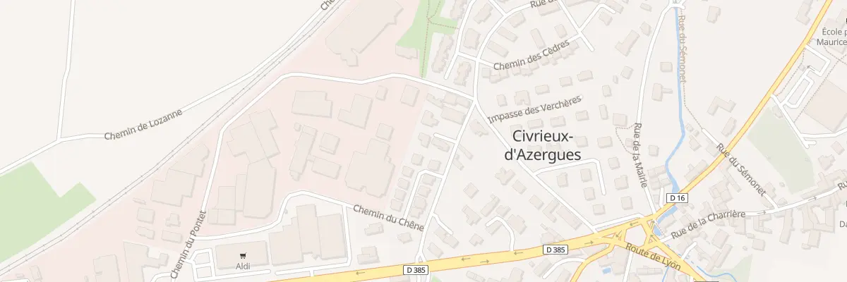 Plan du 290 Rue des Verchères à Civrieux-d’Azergues