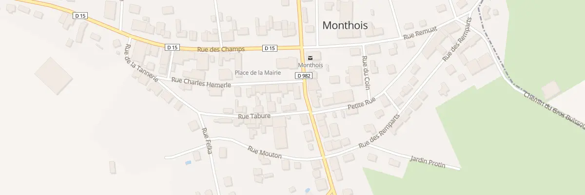 Plan du 1 Rue Charles Hemmerle à Monthois
