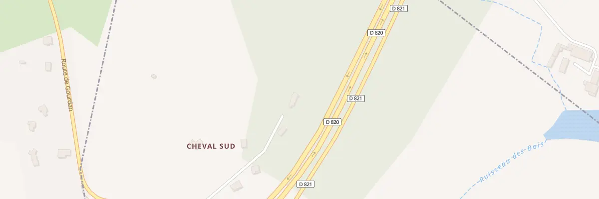 Plan du 66F Che de Gourdan à Davézieux