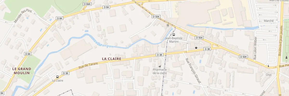 Plan du 262 Rue de Tarare à Gleizé