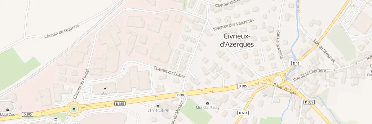 Plan du 332 Rue des Verchères à Civrieux-d’Azergues