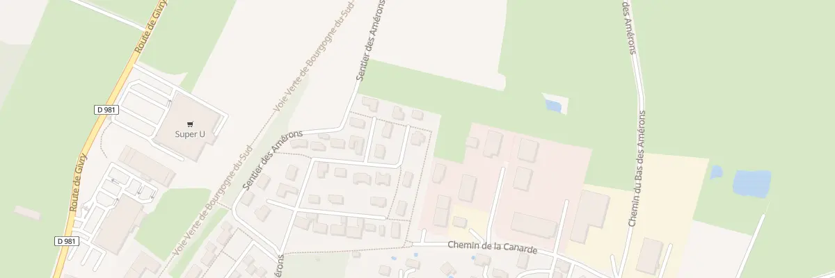 Plan du 32 Lot les Amerons à Buxy
