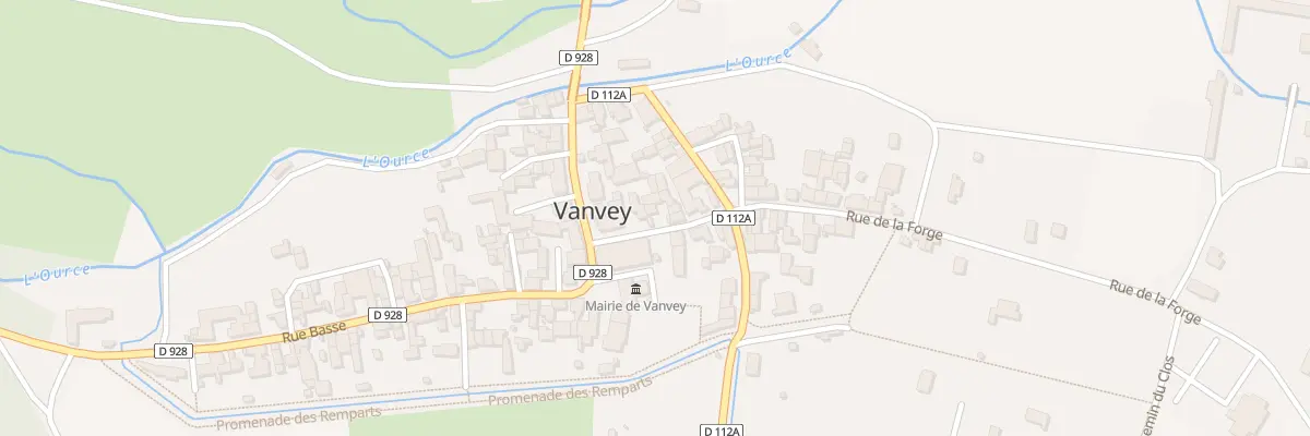 Plan du 9005 Rue de la Forge à Vanvey