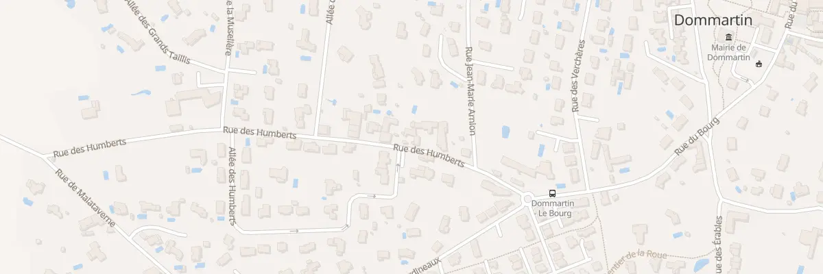 Plan du 152 Rue des Humberts à Dommartin