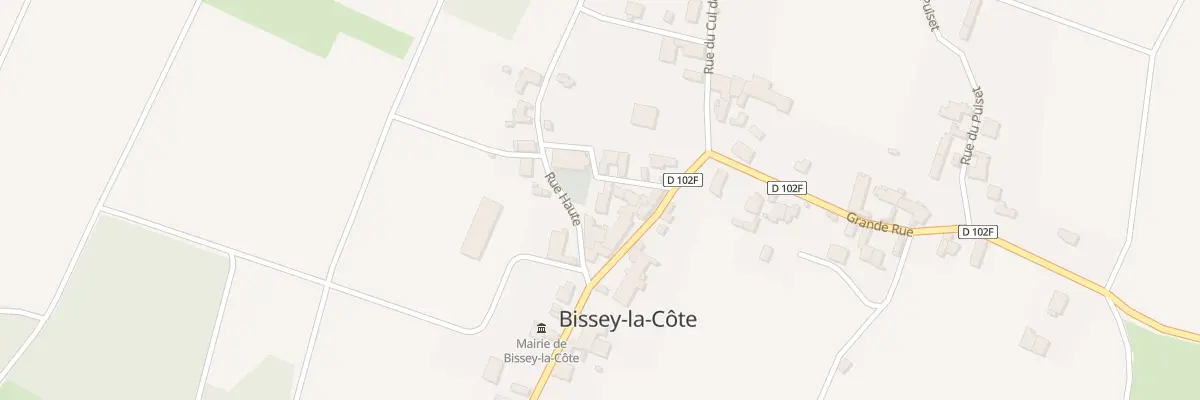 Plan du 5 Rue de l’Eglise à Bissey-la-Côte