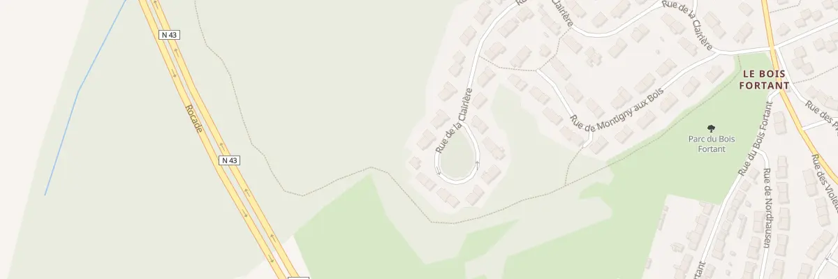 Plan du 56 Rue de la Clairière à Charleville-Mézières