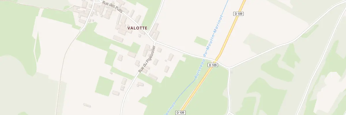 Plan du 2 Rue de la Croix du Pontoux à Chassey-le-Camp