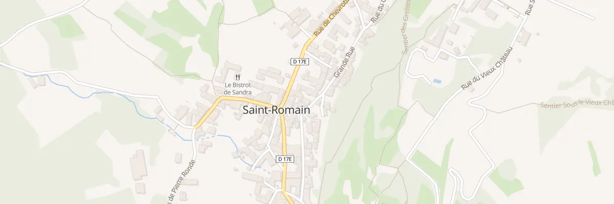 Plan du 5107 Le Village Bas à Saint-Romain