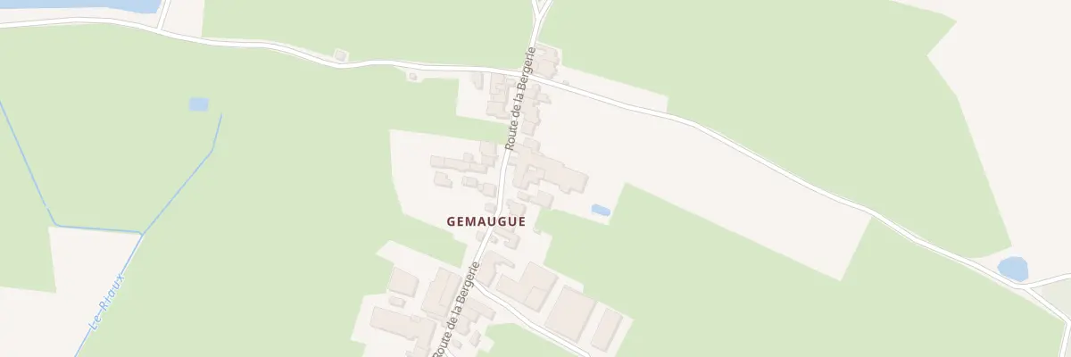 Plan du 9 Rte de la Bergerie à Chapaize