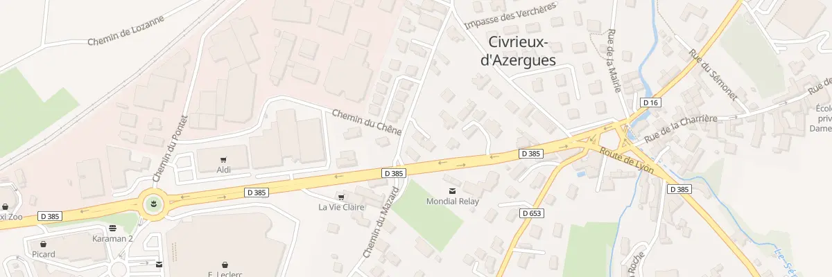 Plan du 5455 Rue des Verchères à Civrieux-d’Azergues