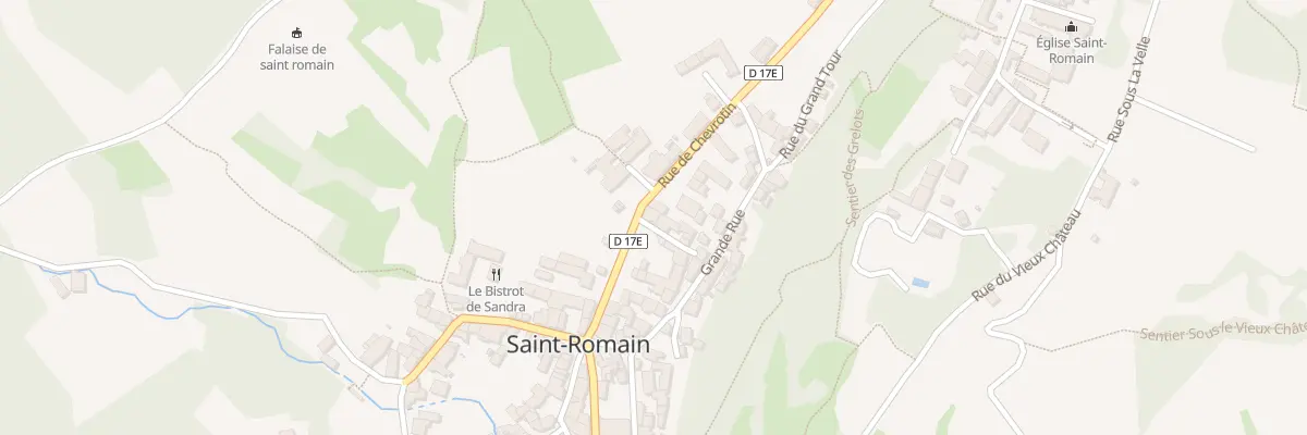Plan du 5080 Le Village Bas à Saint-Romain