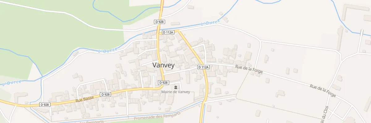 Plan du 9008 Rue de la Forge à Vanvey