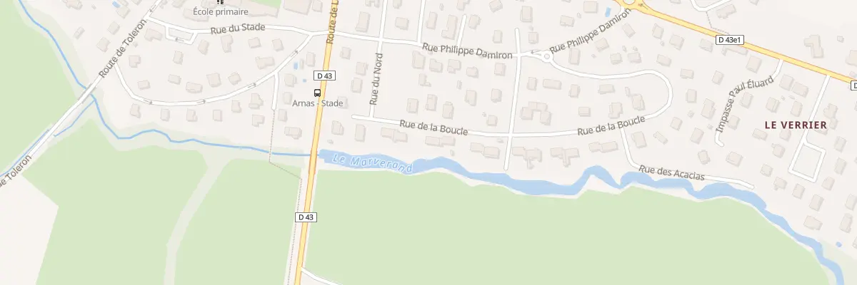 Plan du 465 Rue de la Boucle à Arnas