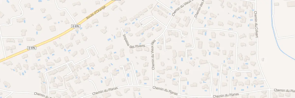 Plan du 145 Che du Vieux Mas à Rochefort-du-Gard