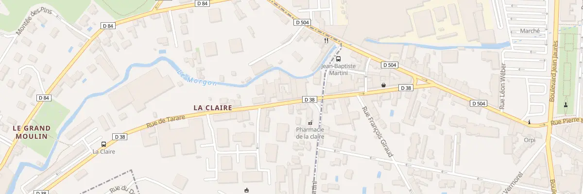 Plan du 254 Rue de Tarare à Gleizé