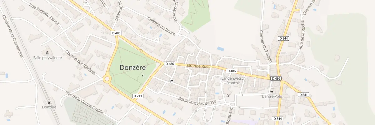 Plan du 58 Gr Grande Rue à Donzère