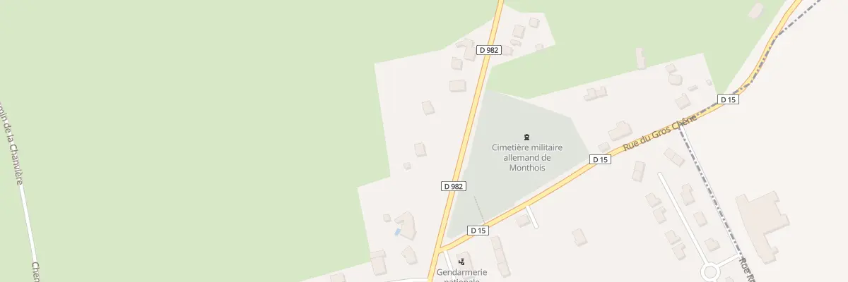 Plan du 23 Rue Jacques d’Allamont à Monthois