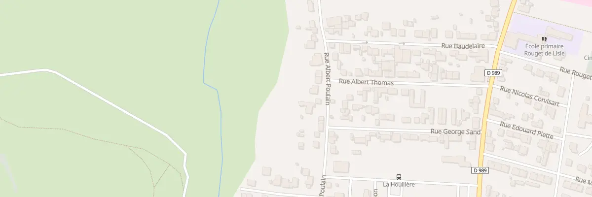 Plan du 107 Rue Albert Poulain à Charleville-Mézières