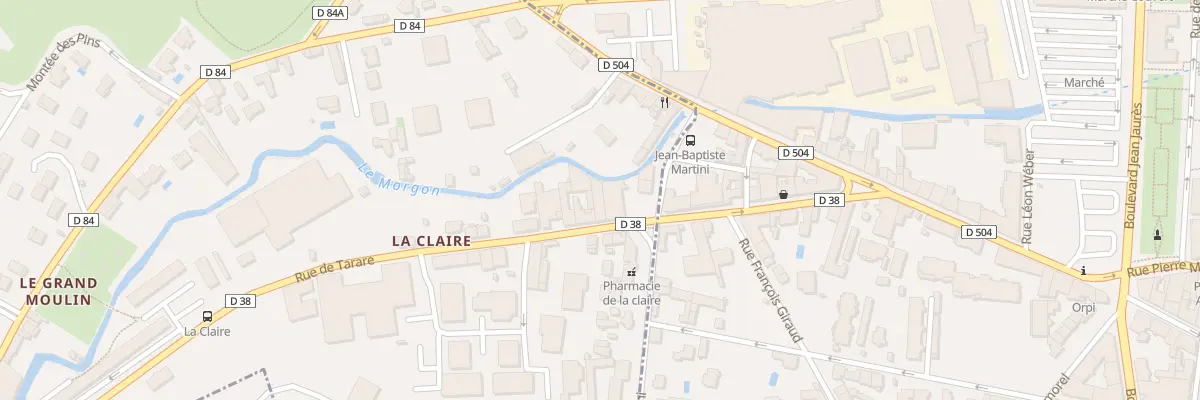 Plan du 236 Rue de Tarare à Gleizé