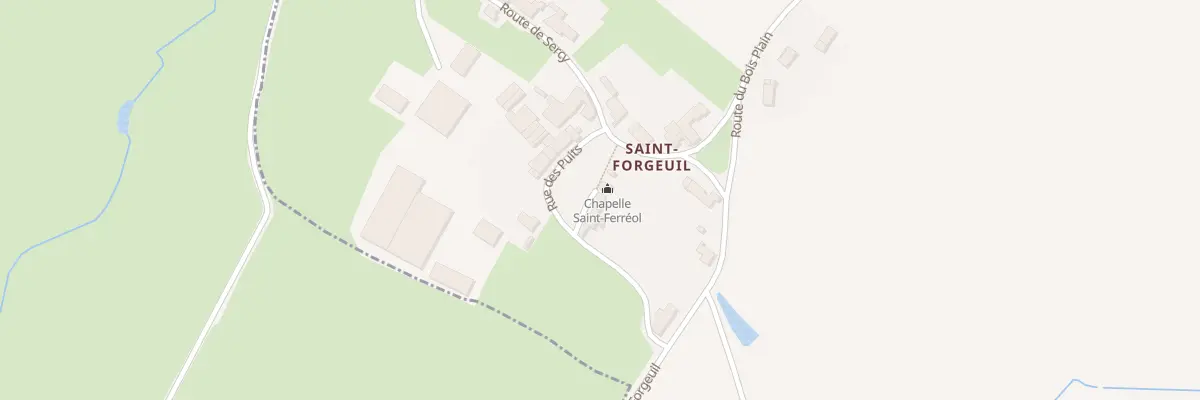 Plan du 1 Imp de la Chapelle à Bresse-sur-Grosne