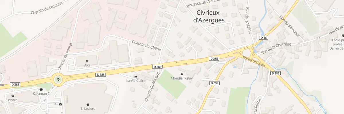Plan du 5459 Rue des Verchères à Civrieux-d’Azergues