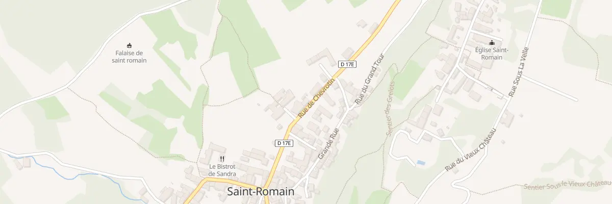 Plan du 5184 Le Village Bas à Saint-Romain