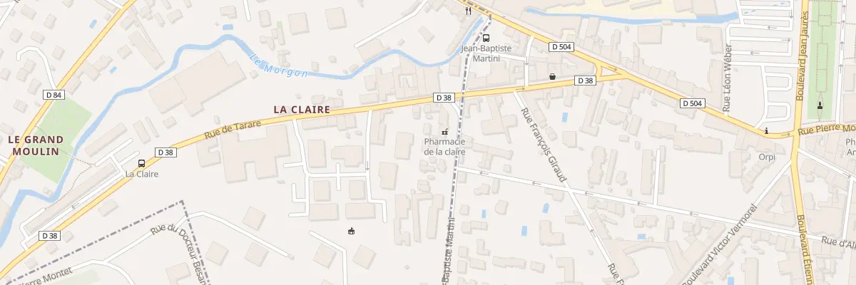 Plan du 243 Rue de Tarare à Gleizé