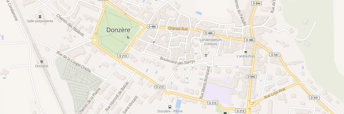 Plan du 9 Bd des Barrys à Donzère