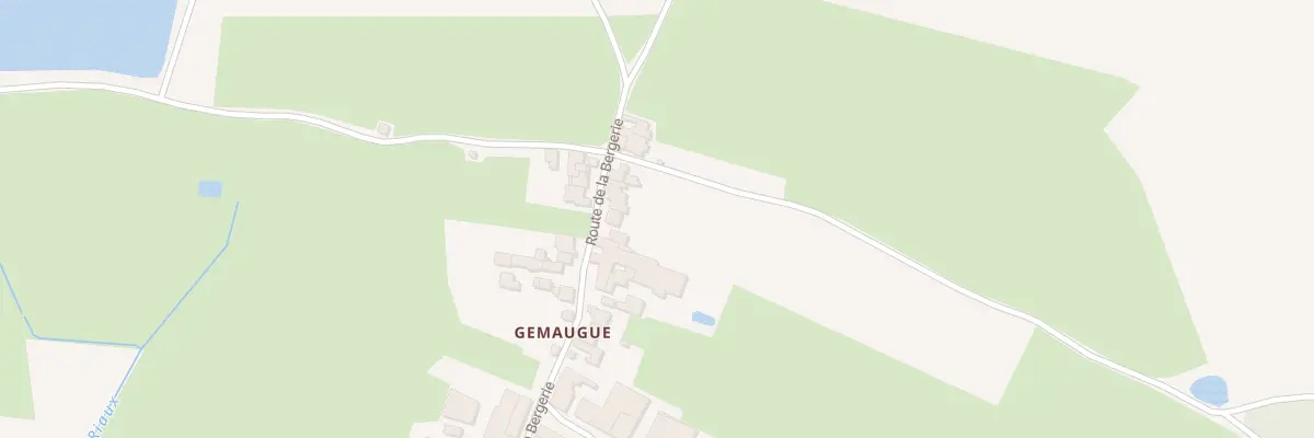 Plan du 3 Rte de la Bergerie à Chapaize