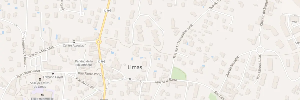 Plan du 21 Rue de la Barre à Limas