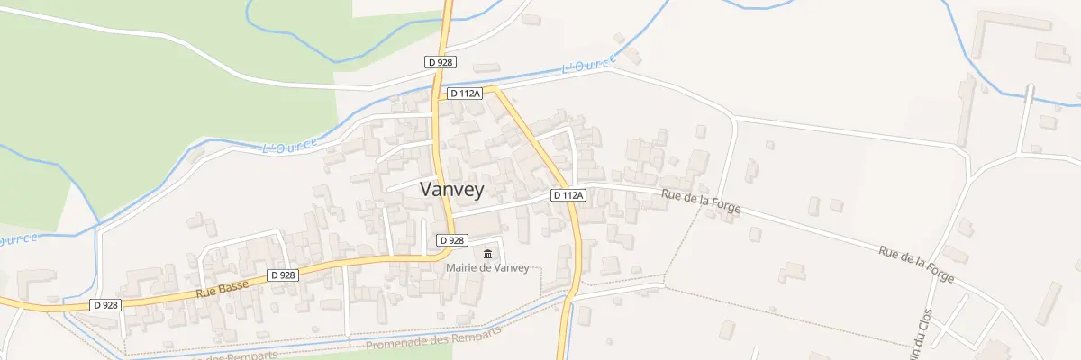 Plan du 9008 Rue de Merdant à Vanvey