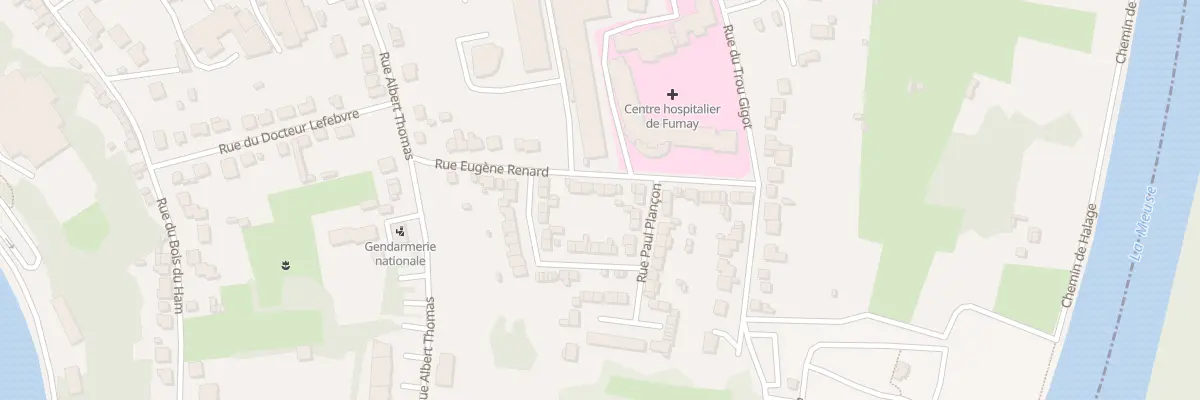 Plan du 121 Rue Eugène Renard à Fumay